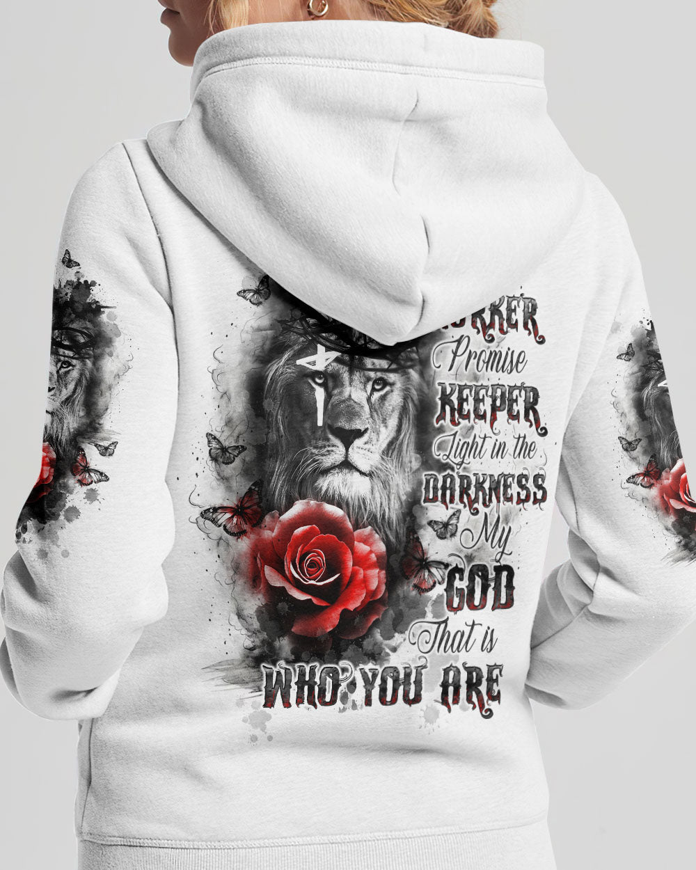 Way Maker Miracle Worker Cross Lion Women's All Over Print Shirt - Tltw1709244