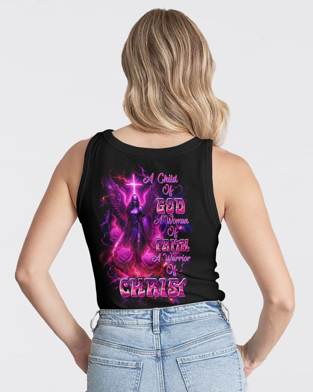A Child Of God A Woman Of Faith Warrior Women's All Over Print Shirt  - Tltw1807254