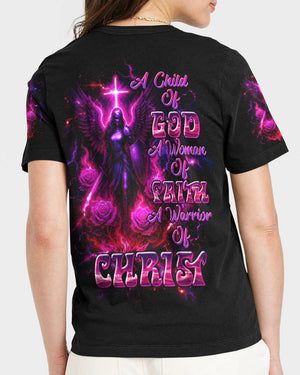 A Child Of God A Woman Of Faith Warrior Women's All Over Print Shirt  - Tltw1807254