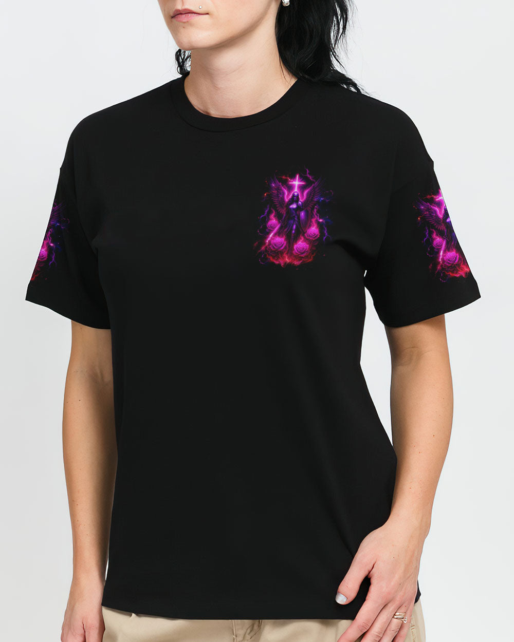 A Child Of God A Woman Of Faith Warrior Women's All Over Print Shirt  - Tltw1807254