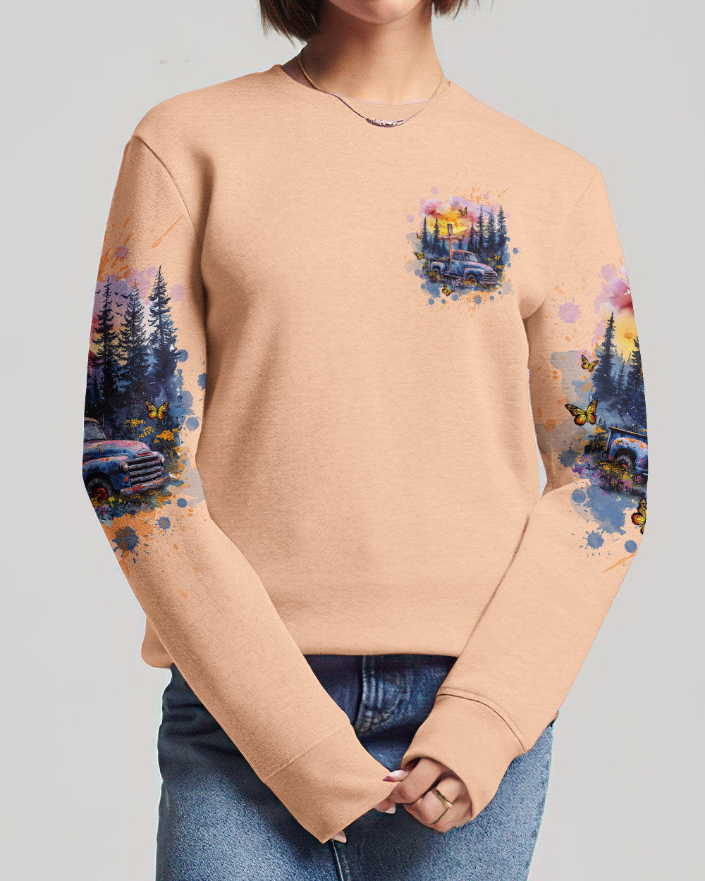 Jesus Take The Wheel Women's All Over Print Shirt - Tltw1903245