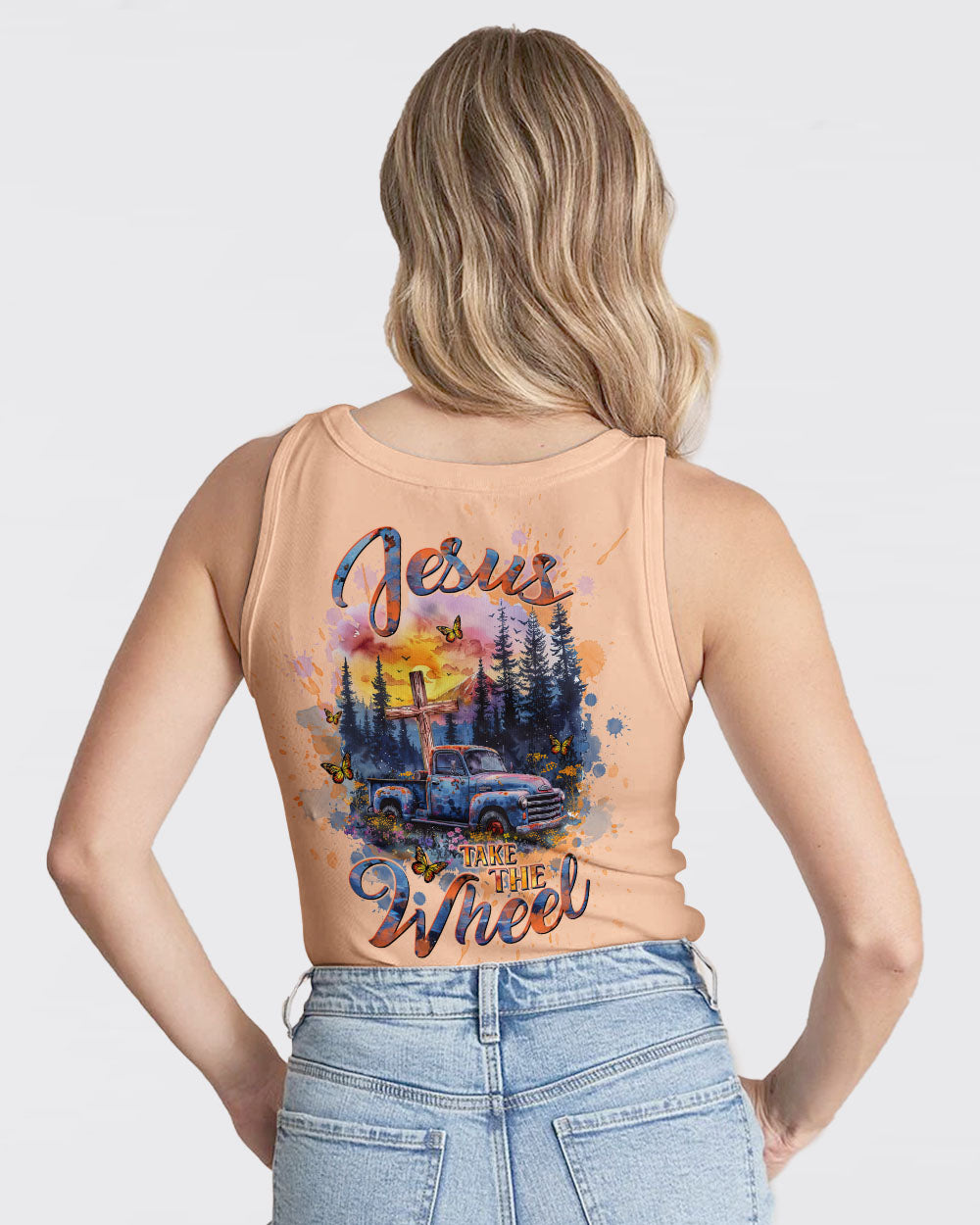 Jesus Take The Wheel Women's All Over Print Shirt - Tltw1903245