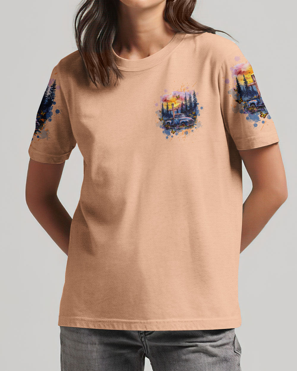 Jesus Take The Wheel Women's All Over Print Shirt - Tltw1903245