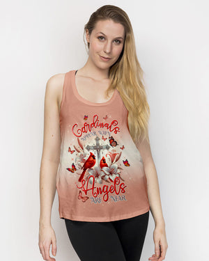 Cardinals Appear When Angels Are Near Women's All Over Print Shirt  - Tltw1903253