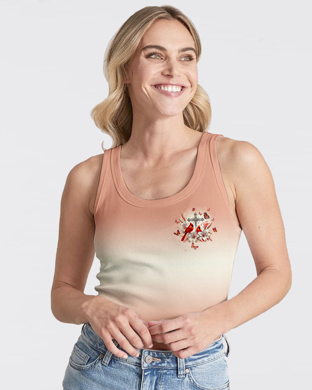 Cardinals Appear When Angels Are Near Women's All Over Print Shirt  - Tltw1903253