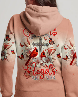 Cardinals Appear When Angels Are Near Women's All Over Print Shirt  - Tltw1903253