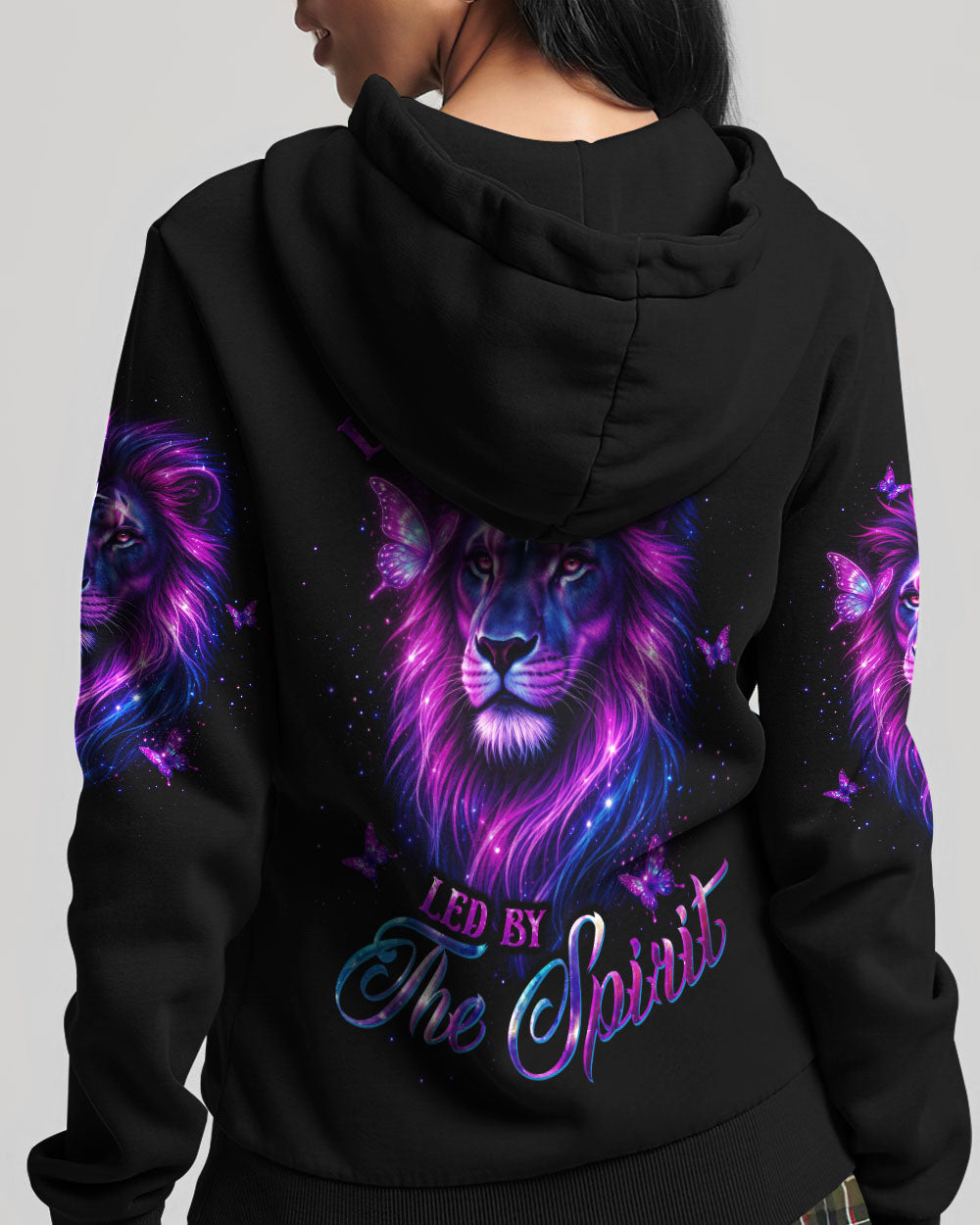 Blessed By God Lion Butterfly Women's All Over Print Shirt  - Tltw1903262