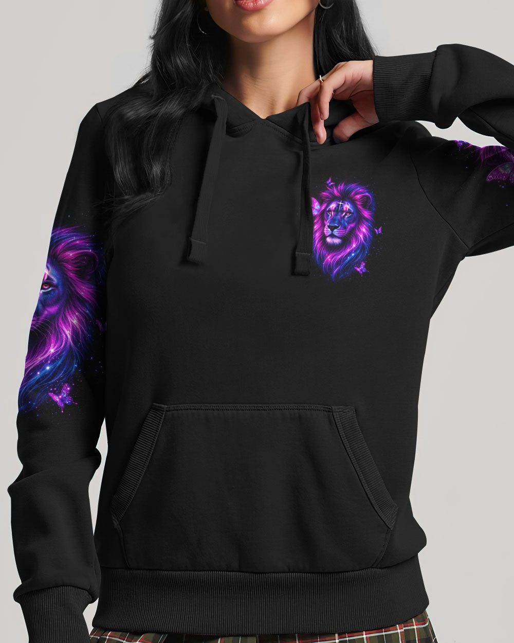 Blessed By God Lion Butterfly Women's All Over Print Shirt  - Tltw1903262