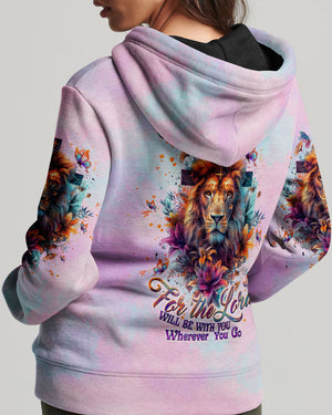 Be Strong And Courageous Lion Lilies Women's All Over Print Shirt - Tltw1904244