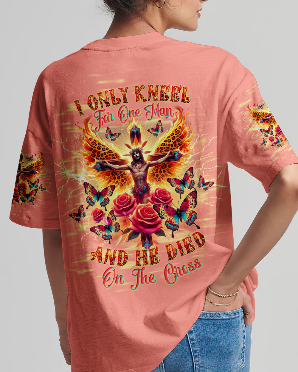 I Only Kneel For One Man Women's All Over Print Shirt - Tltw1908245