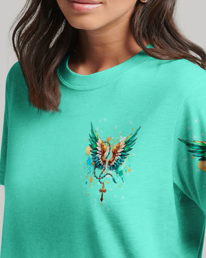 He Will Cover You With His Feathers Wings Women's All Over Print Shirt - Tltw1911243