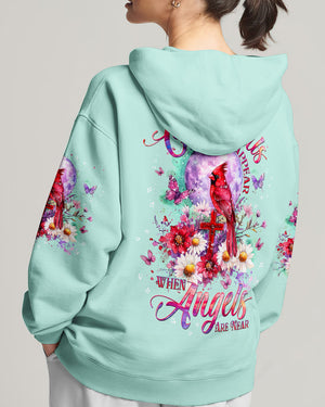 Cardinals Appear When Angels Are Near Women's All Over Print Shirt - Tltw2001252