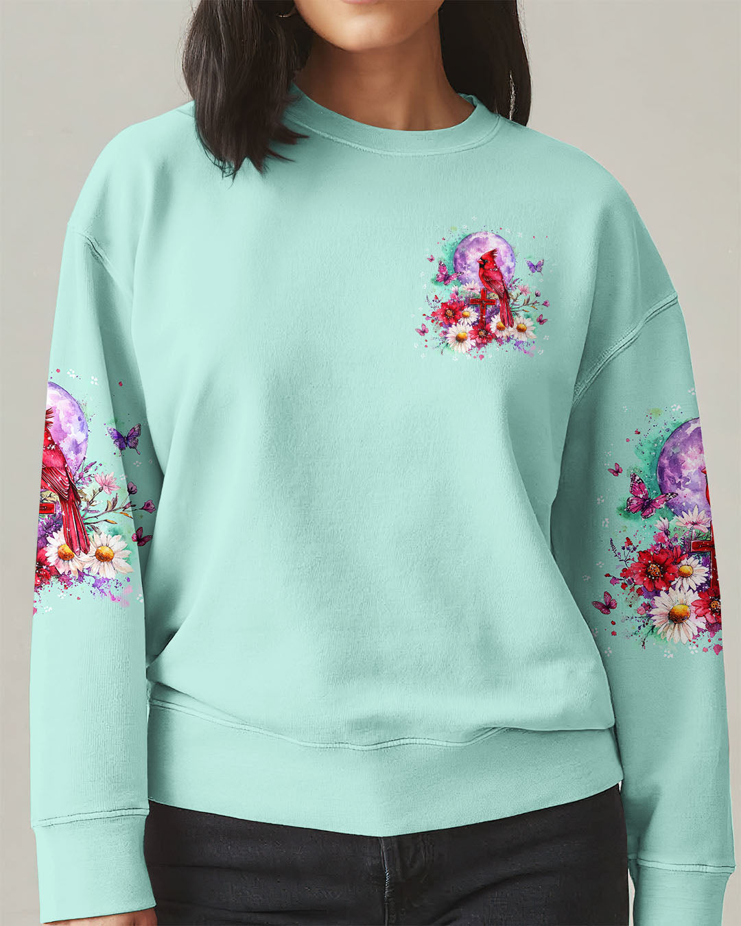 Cardinals Appear When Angels Are Near Women's All Over Print Shirt - Tltw2001252