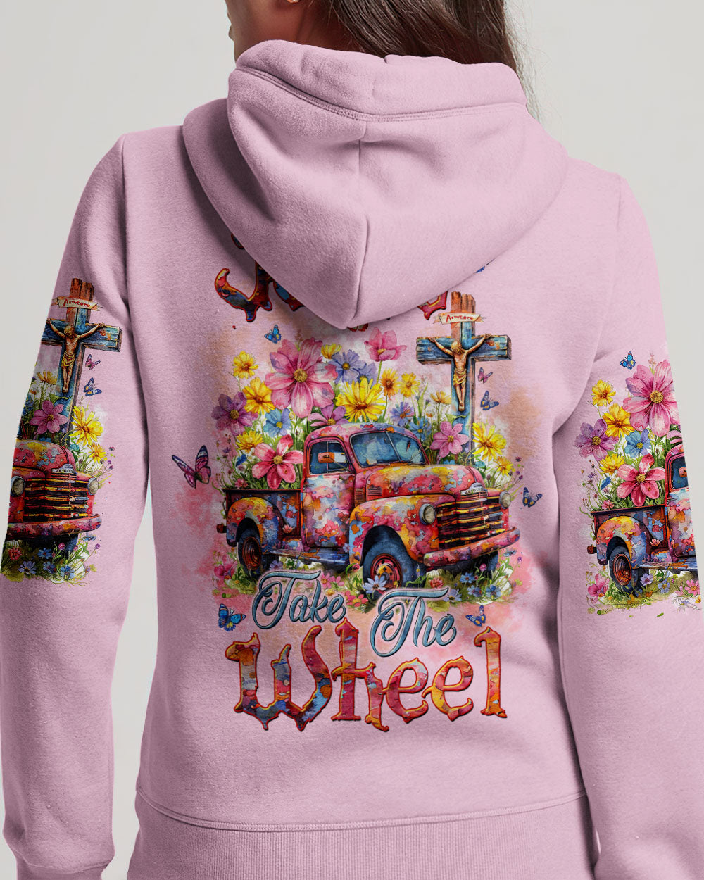 Jesus Take The Wheel Women's All Over Print Shirt - Tltw2002244