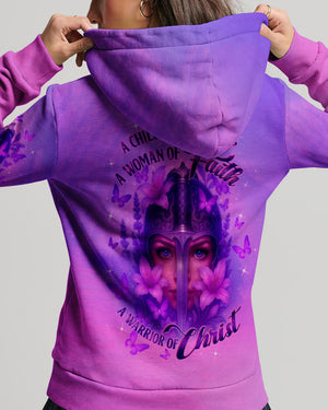 A Child Of God A Woman Of Faith Warrior Women's All Over Print Shirt  - Tltw2107253