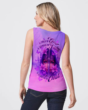 A Child Of God A Woman Of Faith Warrior Women's All Over Print Shirt  - Tltw2107253