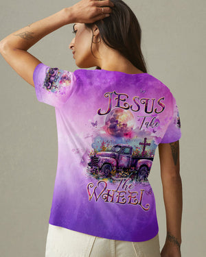 Jesus Take The Wheel Women's All Over Print Shirt - Tltw2207243
