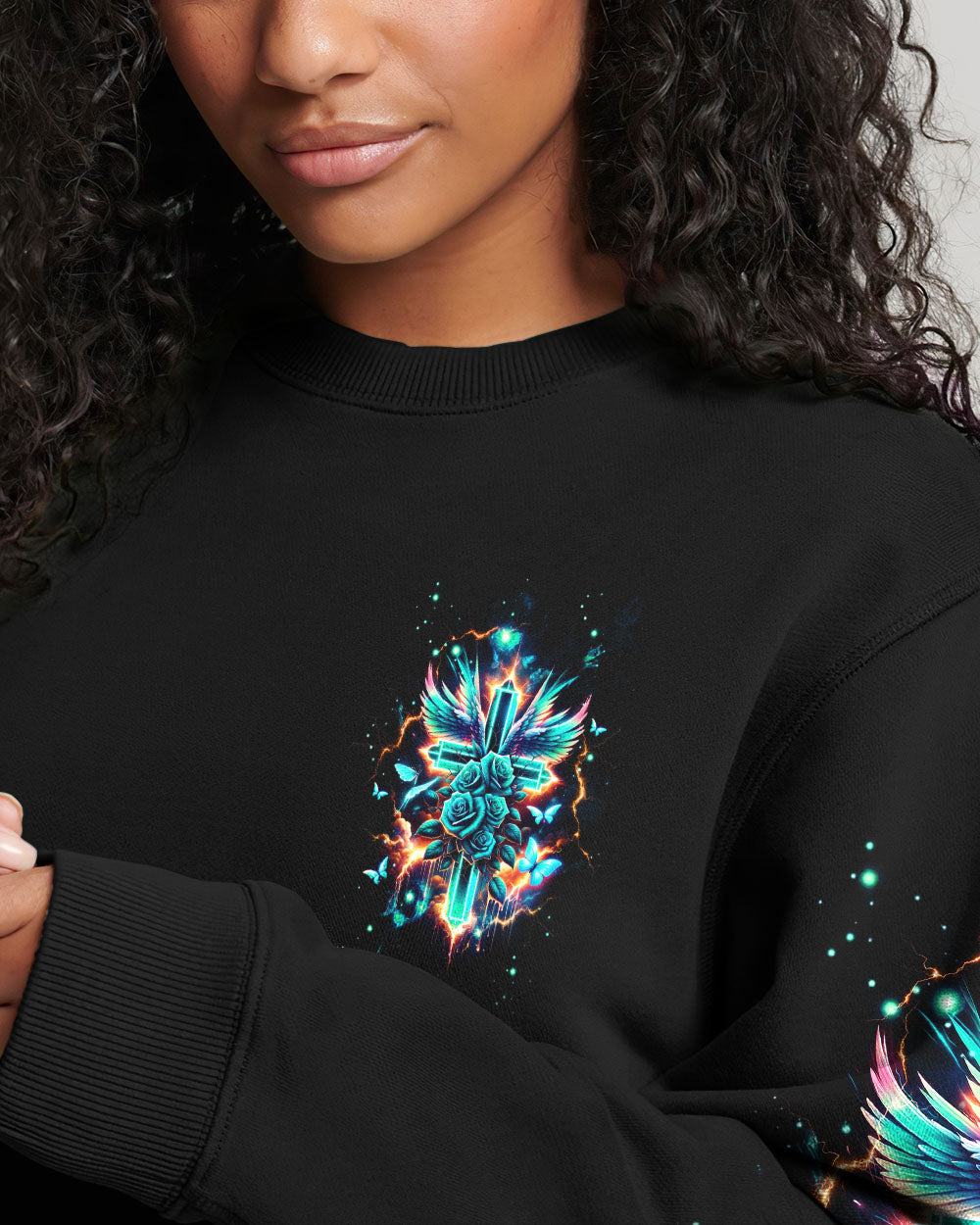 The Joy Of The Lord Cross Wings Women's All Over Print Shirt - Tltw2301244