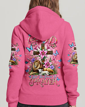 I Believe In God Lion Lamb Women's All Over Print Shirt  - Tltw2301254