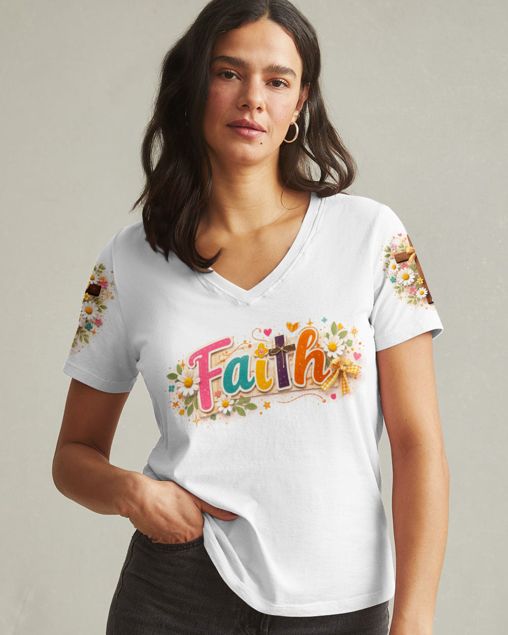 Even In My Chaos Women's All Over Print Shirt -   Tltw2302263