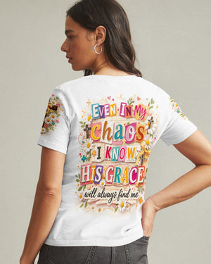 Even In My Chaos Women's All Over Print Shirt -   Tltw2302263