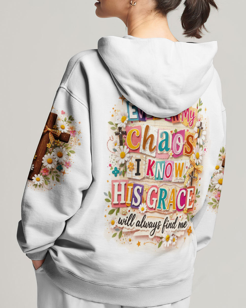 Even In My Chaos Women's All Over Print Shirt -   Tltw2302263