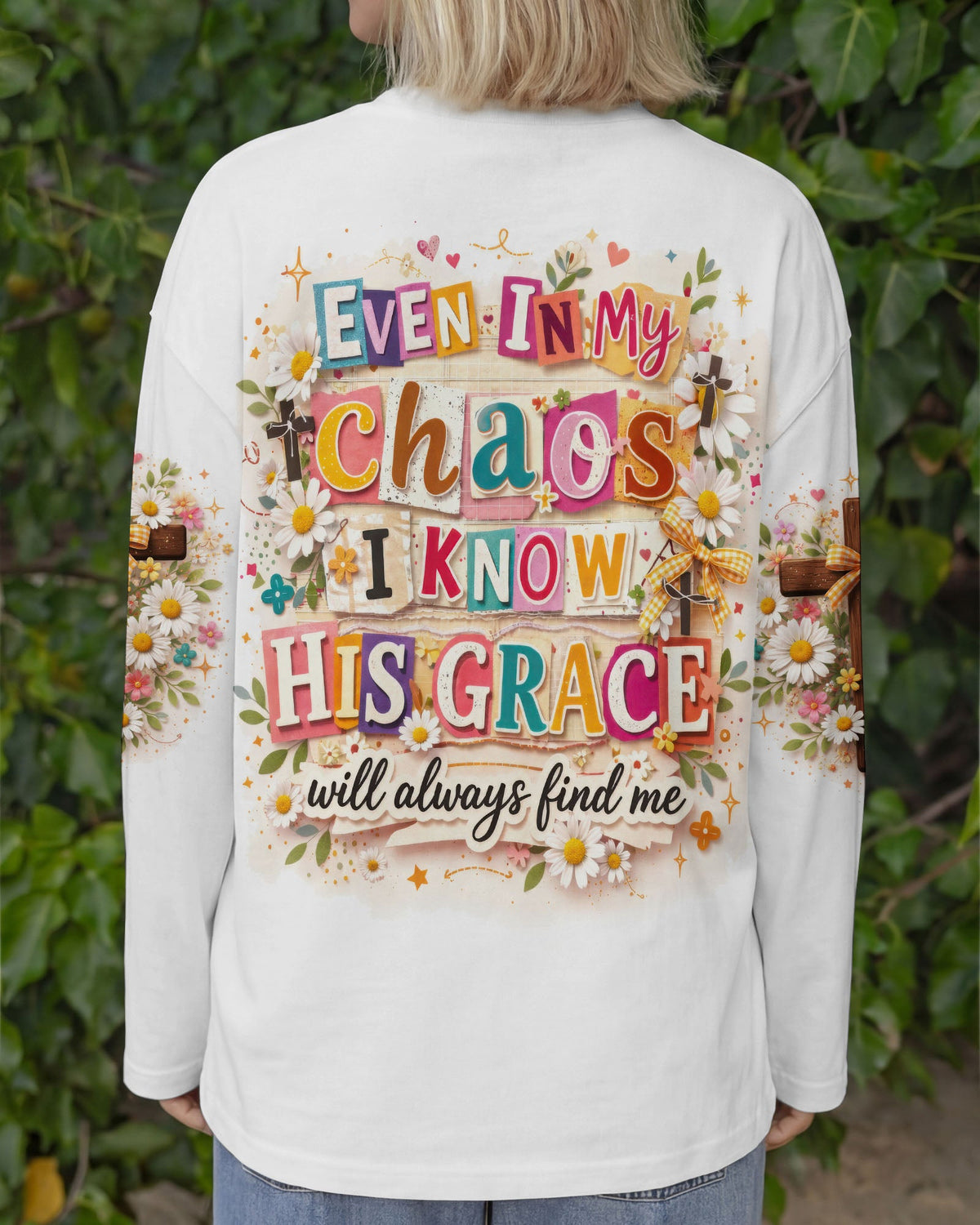 Even In My Chaos Women's All Over Print Shirt -   Tltw2302263