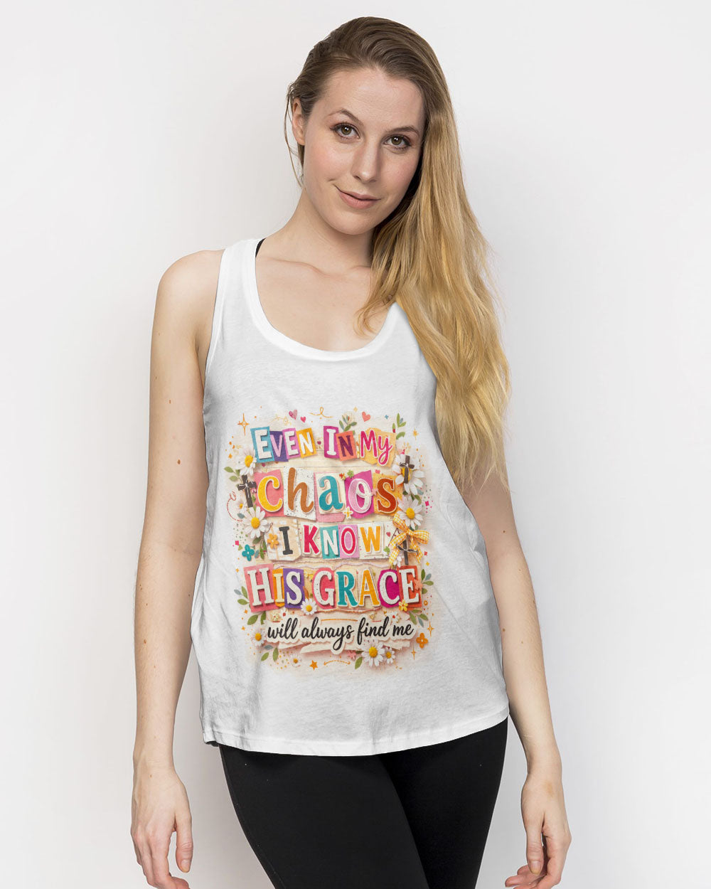 Even In My Chaos Women's All Over Print Shirt -   Tltw2302263