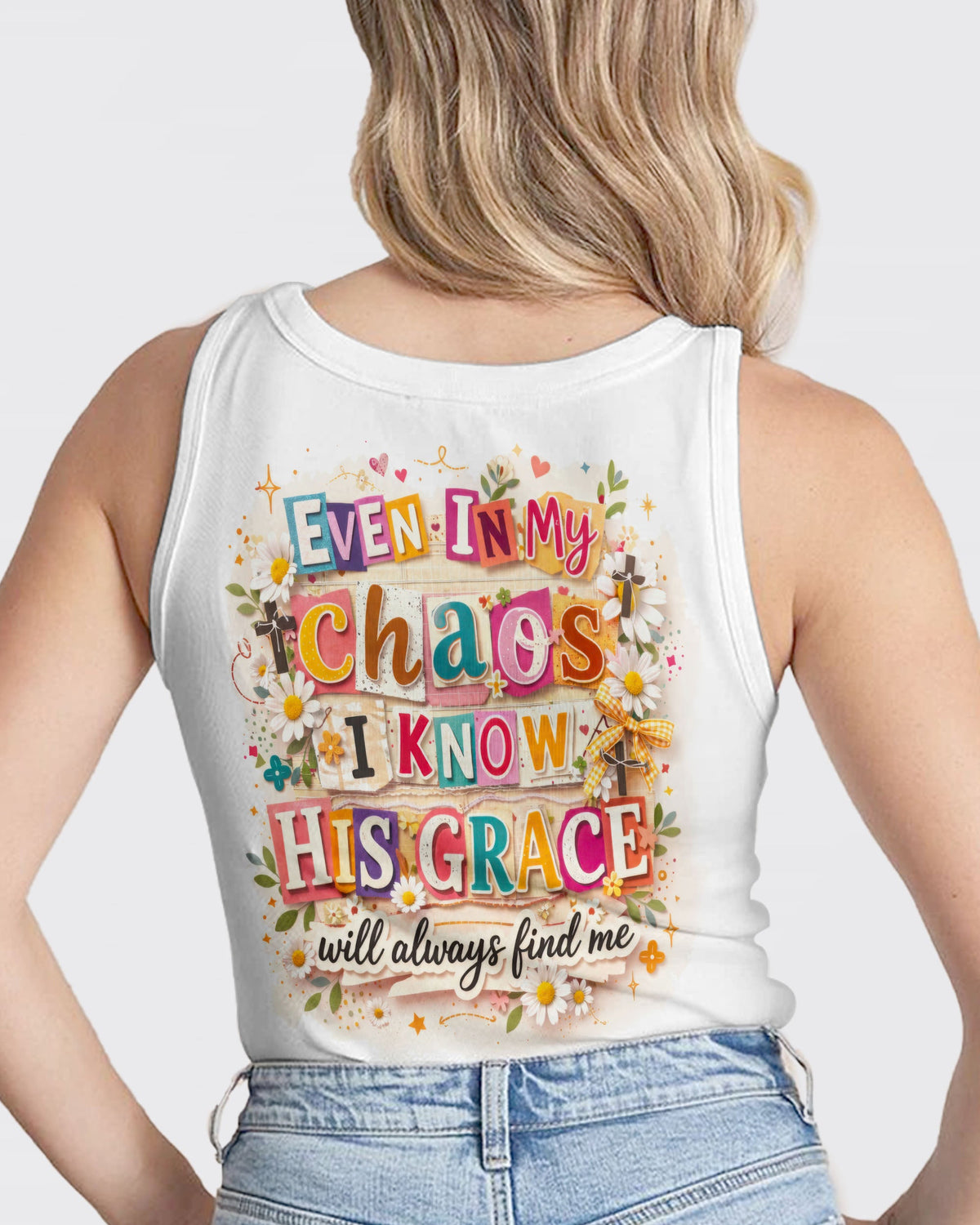 Even In My Chaos Women's All Over Print Shirt -   Tltw2302263