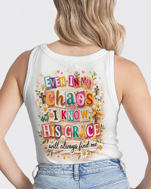 Even In My Chaos Women's All Over Print Shirt -   Tltw2302263