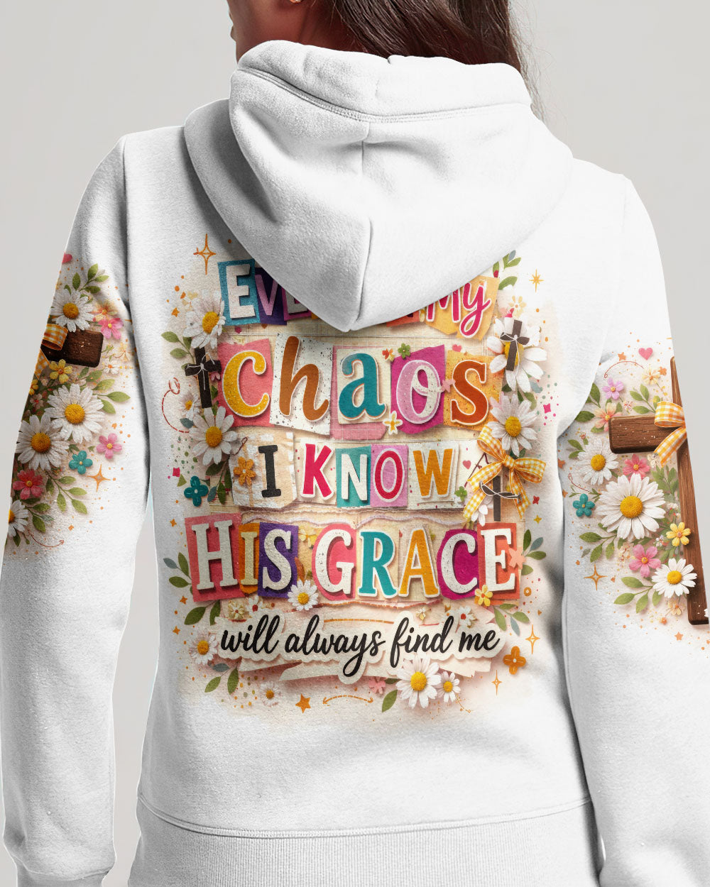 Even In My Chaos Women's All Over Print Shirt -   Tltw2302263