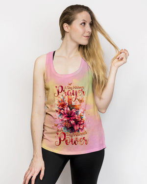 A Day Without Prayer Is A Day Without Power Lilies Women's All Over Print Shirt - Tltw2304245