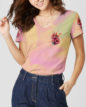 A Day Without Prayer Is A Day Without Power Lilies Women's All Over Print Shirt - Tltw2304245