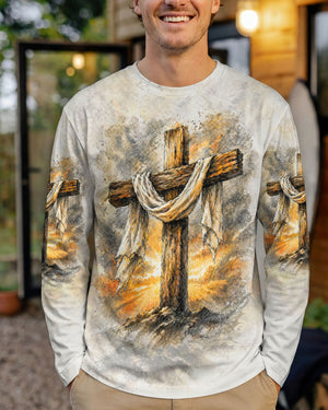 I Can Do All Things Through Christ Lion Cross Men's All Over Print  - Tltw2404264