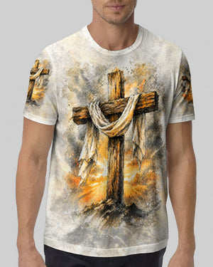 I Can Do All Things Through Christ Lion Cross Men's All Over Print  - Tltw2404264