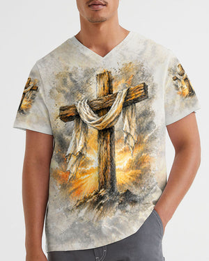 I Can Do All Things Through Christ Lion Cross Men's All Over Print  - Tltw2404264