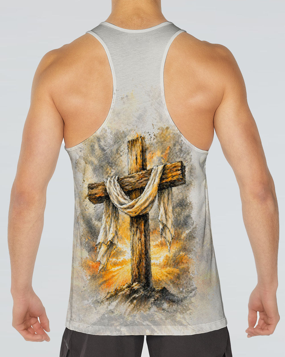 I Can Do All Things Through Christ Lion Cross Men's All Over Print  - Tltw2404264