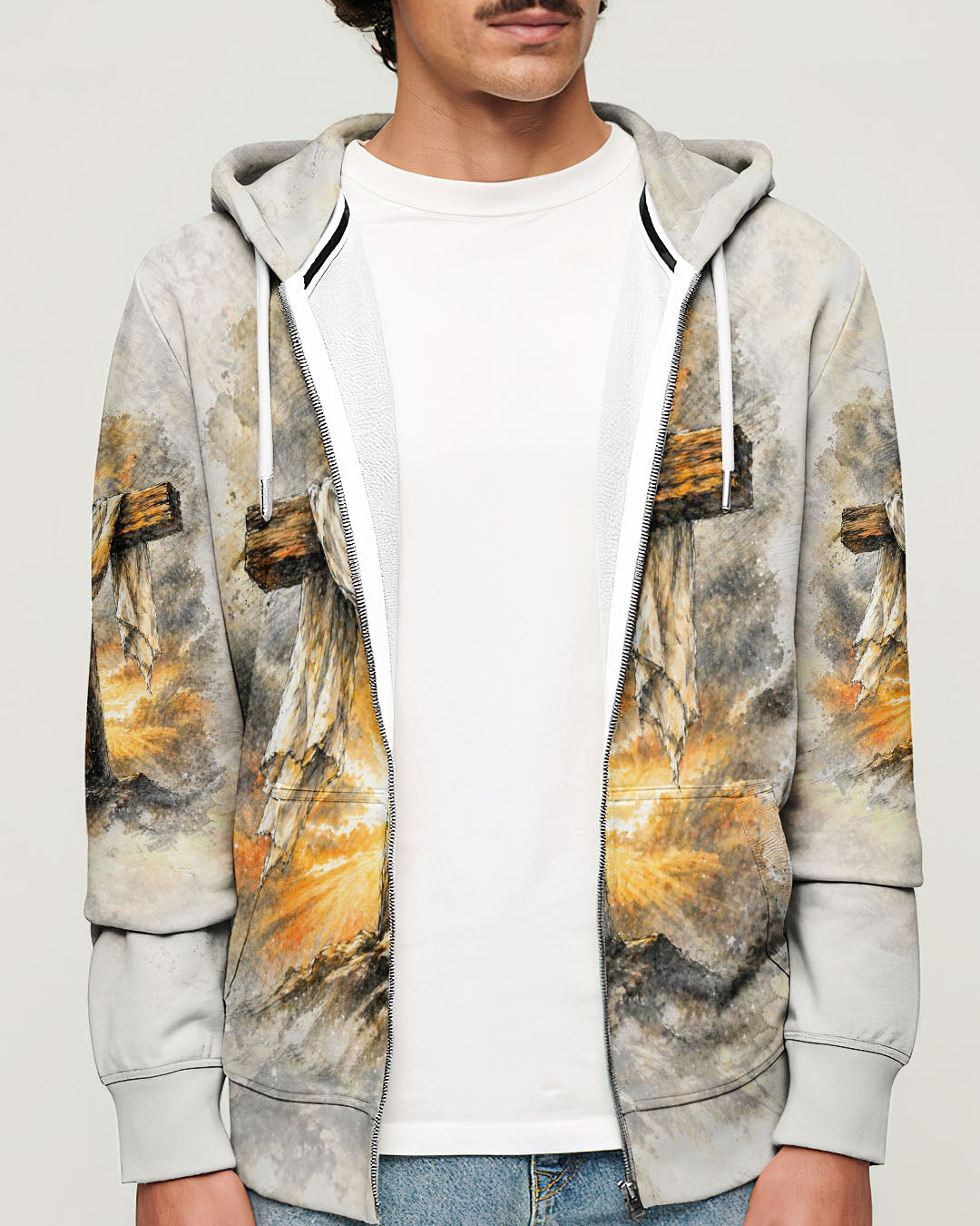 I Can Do All Things Through Christ Lion Cross Men's All Over Print  - Tltw2404264