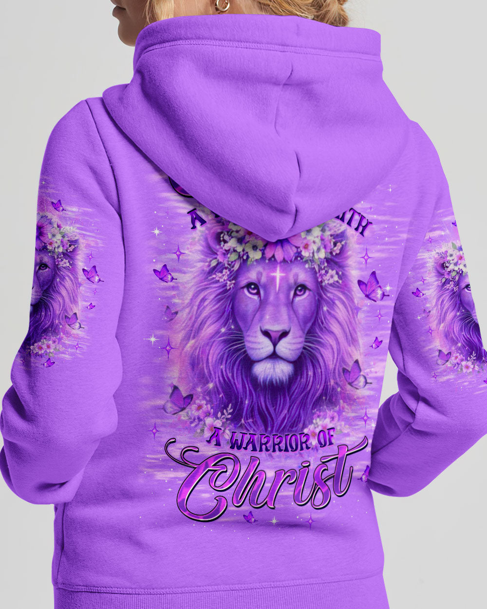 A Child Of God A Woman Of Faith Lion Women's All Over Print Shirt   - Tltw2701263
