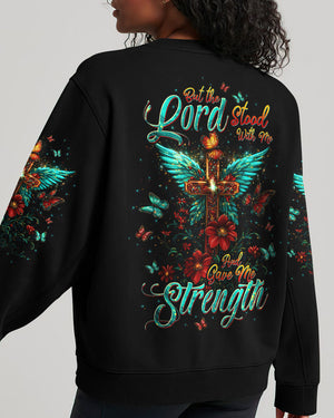 Lord Stood With Me Cross Wings Women's All Over Print Shirt - Tltw2709245