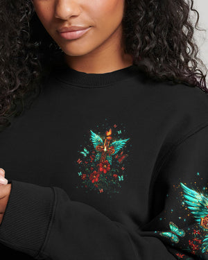 Lord Stood With Me Cross Wings Women's All Over Print Shirt - Tltw2709245