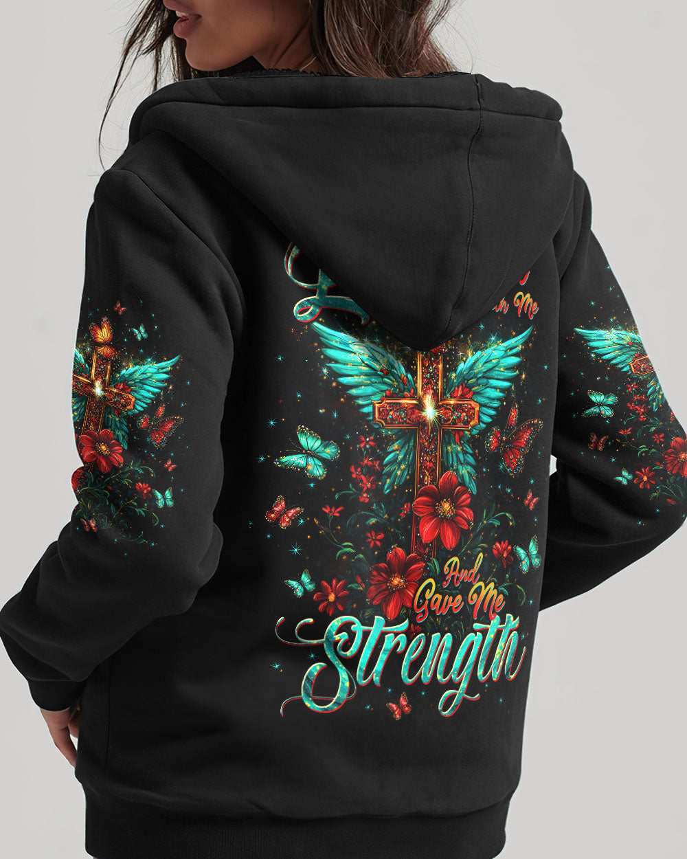 Lord Stood With Me Cross Wings Women's All Over Print Shirt - Tltw2709245