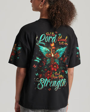 Lord Stood With Me Cross Wings Women's All Over Print Shirt - Tltw2709245