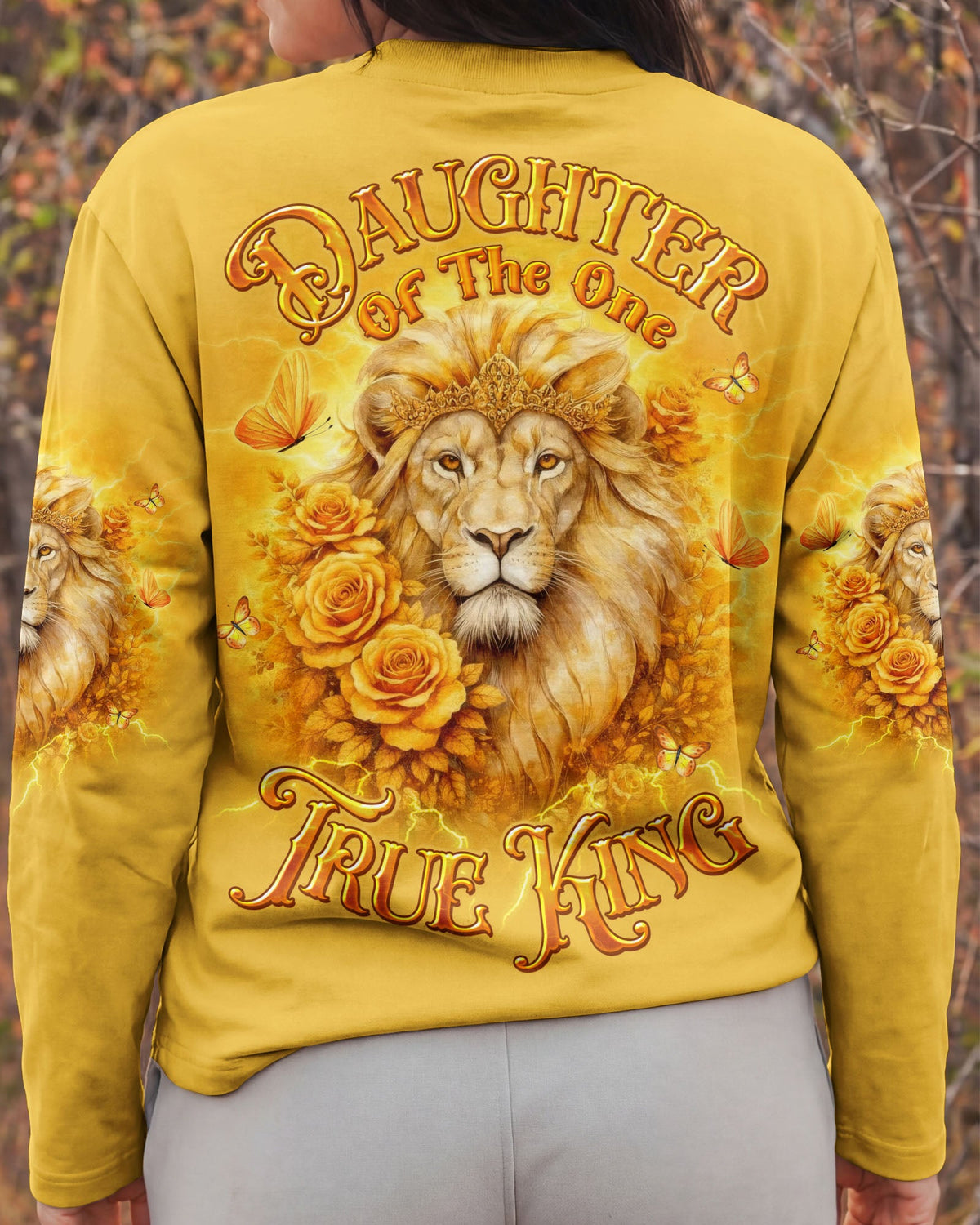 Daughter Of The One True King Lion Women's All Over Print Shirt   - Tltw2801263