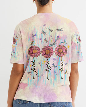 Faith Hope Love Women's All Over Print Shirt - Tltw2802254