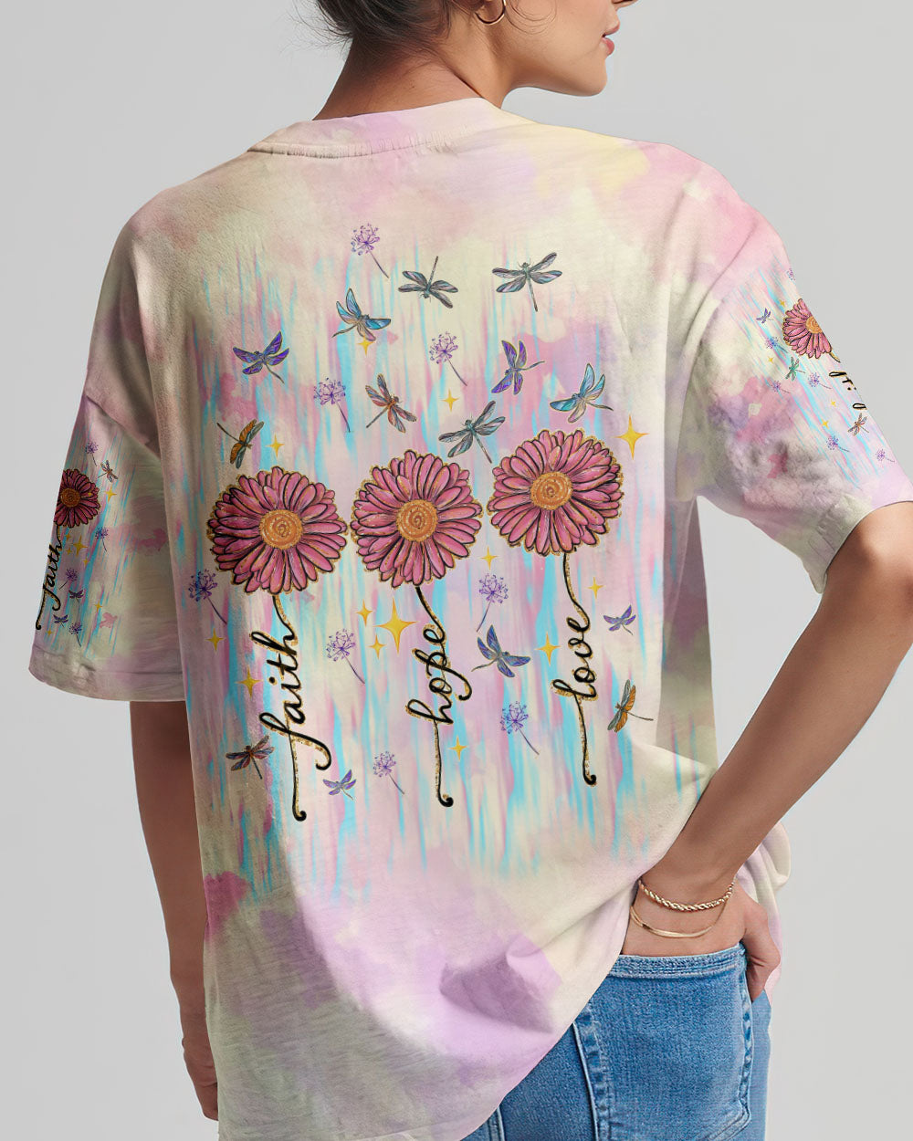 Faith Hope Love Women's All Over Print Shirt - Tltw2802254