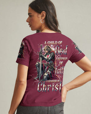 A Child Of God A Woman Of Faith Women's All Over Print Shirt  - Tltw2811241