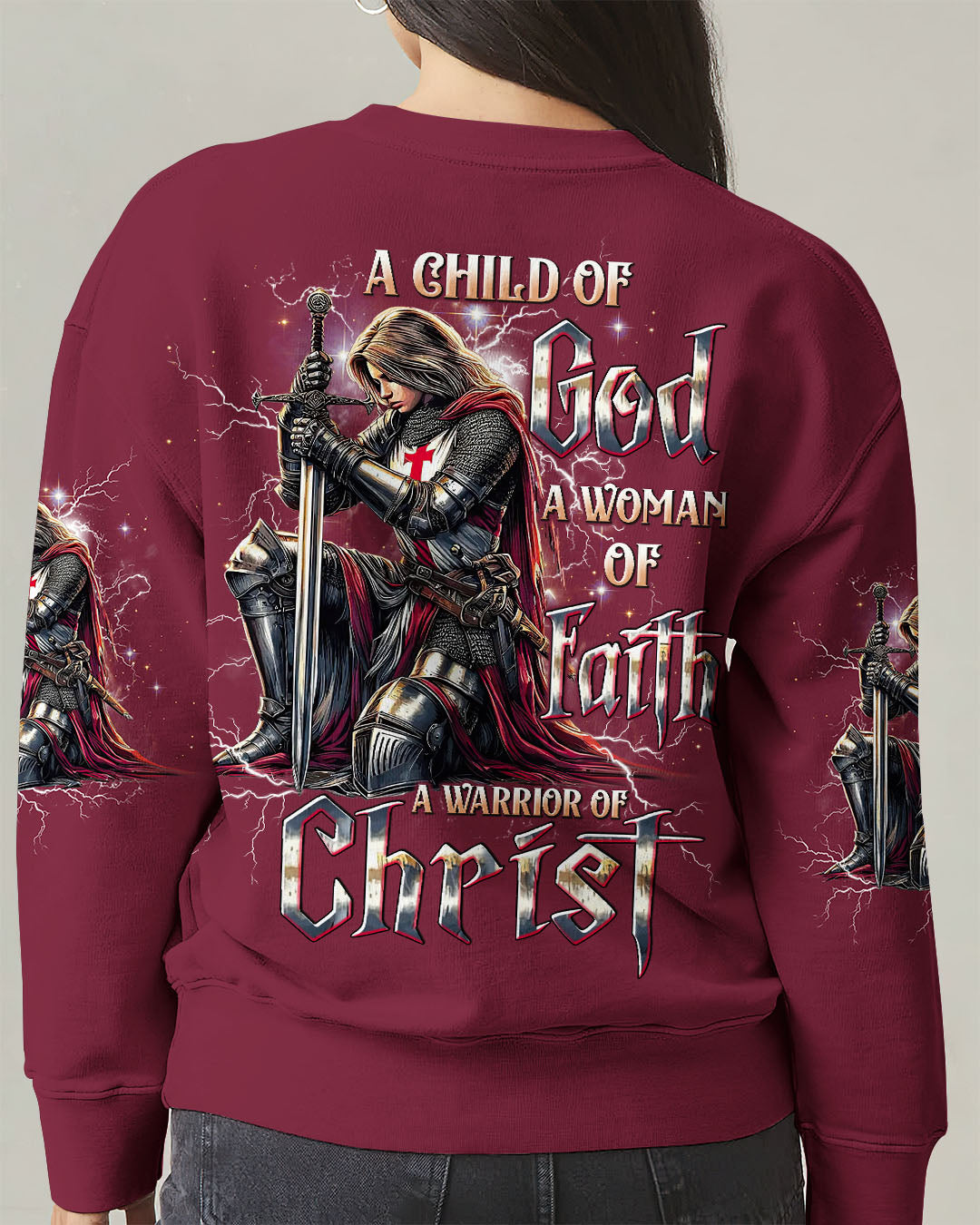 A Child Of God A Woman Of Faith Women's All Over Print Shirt  - Tltw2811241
