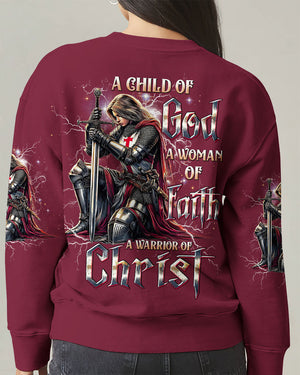 A Child Of God A Woman Of Faith Women's All Over Print Shirt  - Tltw2811241