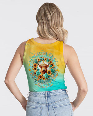 He Owns The Cattle On A Thousand Hills Cow Women's All Over Print Shirt - Tltw3007243